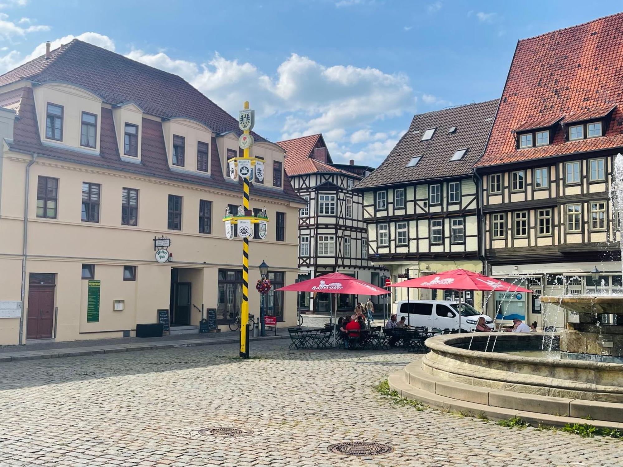 Apartamento Fachwerktraeume - 35M² Weltkulturerbe Quedlinburg Exterior foto